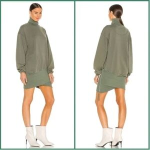 NWT Retrofete Sweater Dress, Armygreen, XS